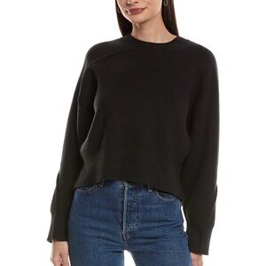 Rag & Bone Lysa Crew Neck Sweater Black NWT